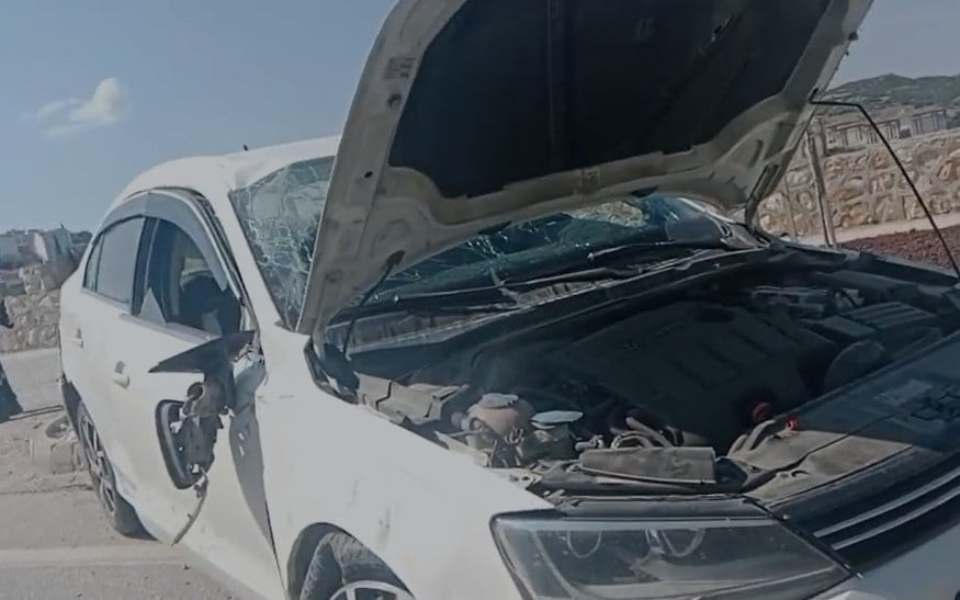 VİRAJI ALAMAYAN OTOMOBİL TAKLA ATTI: 1 YARALI