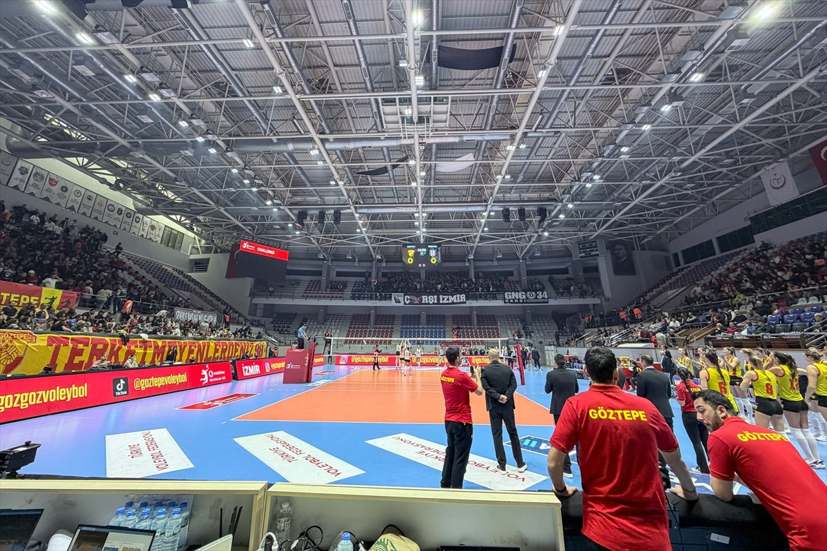 Vodafone Sultanlar Ligi'nin 9. haftasında Göztepe ile Beşiktaş Atatürk Voleybol Salonu Vestel Spor...