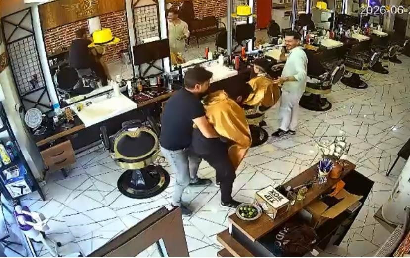 YAŞANAN OLAY İŞ YERİNİN GÜVENLİK KAMERALARI TARAFINDAN KAYDEDİLDİ