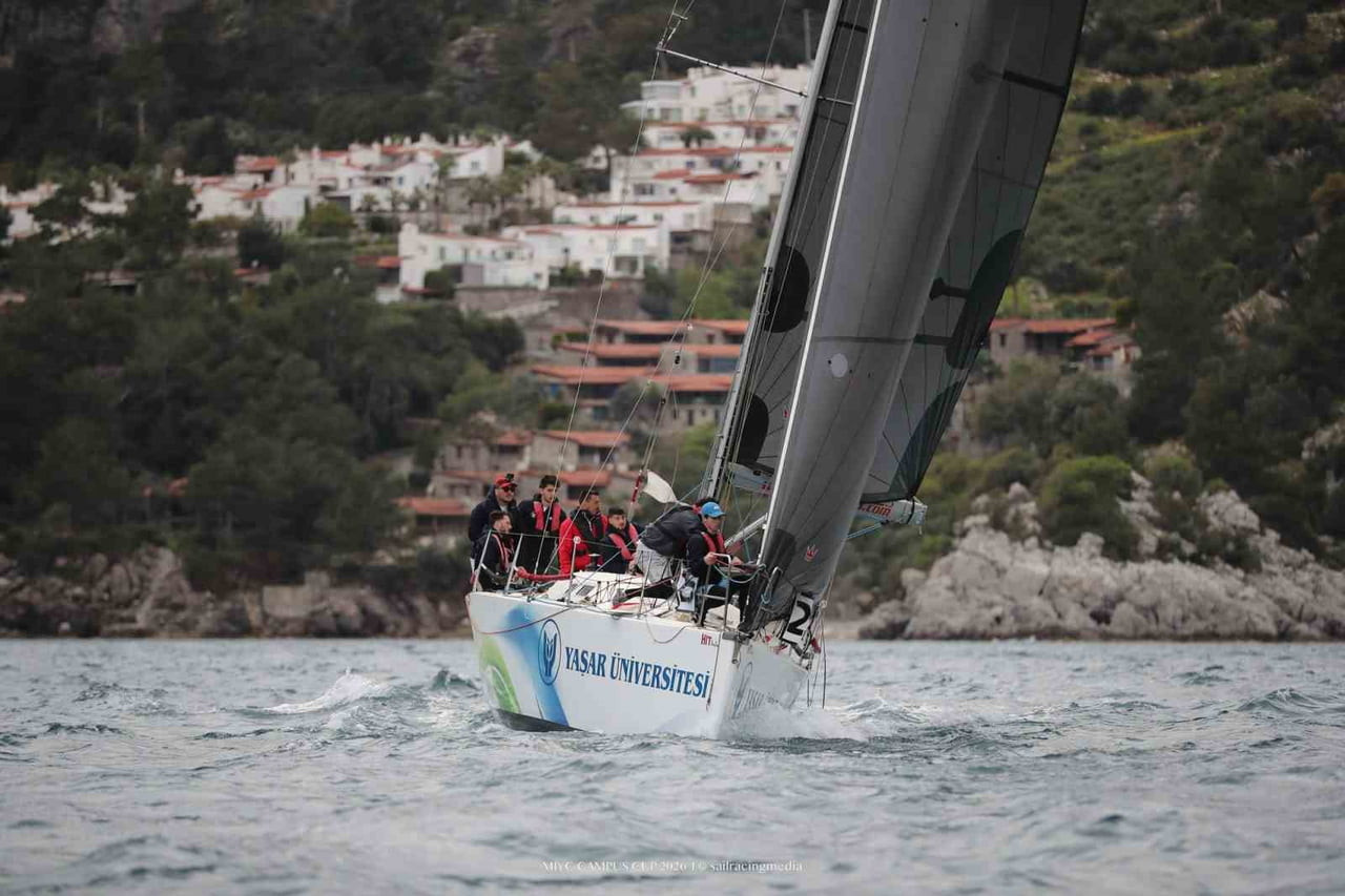 YAŞAR ÜNİVERSİTESİ YELKEN TAKIMI, MARMARİS’TE DÜZENLENEN 18. CAMPUS CUP YELKEN YARIŞLARI’NDA ORC D...