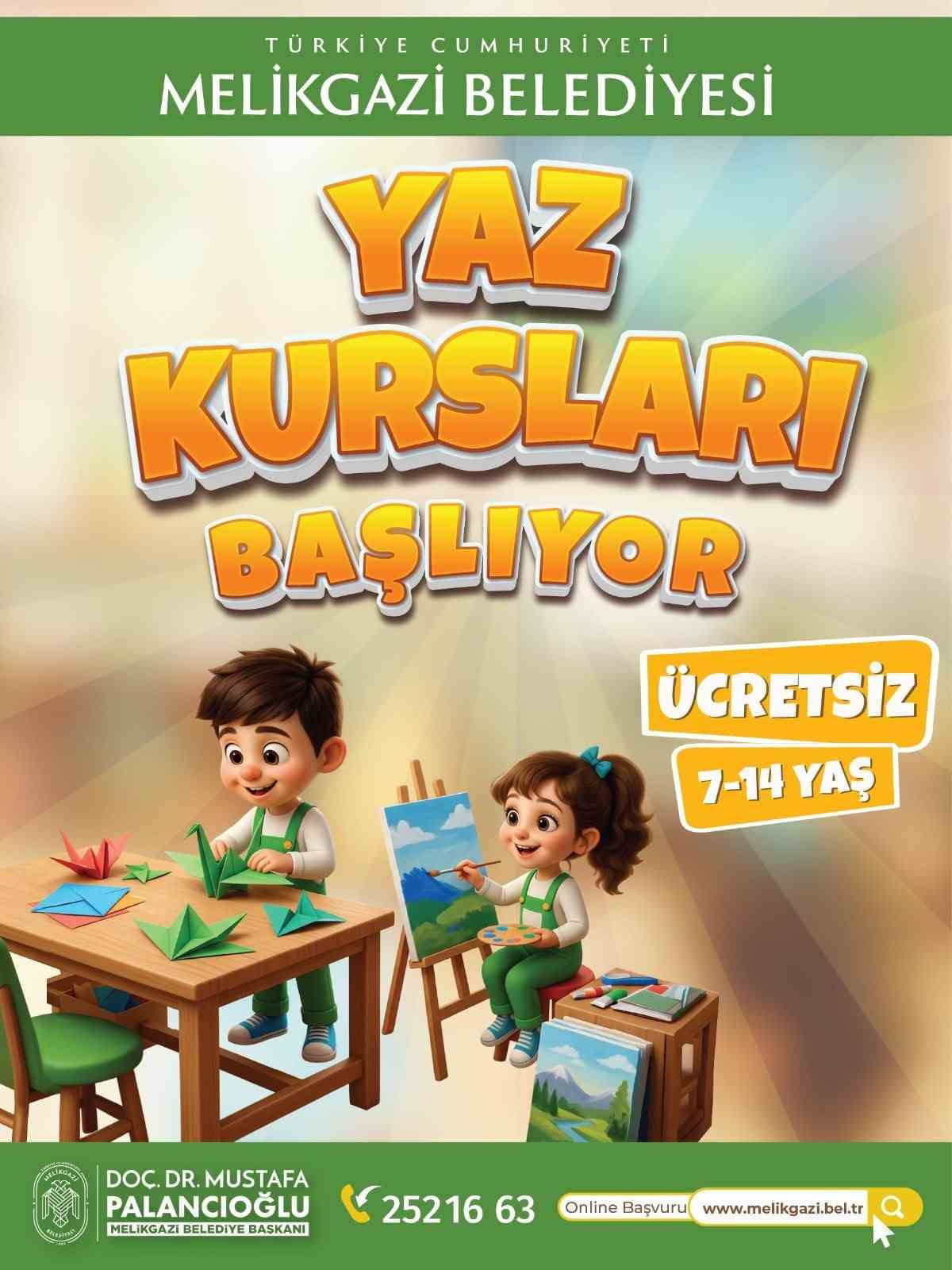 YAZ DÖNEMİNDE ÖĞRENCİLERİN FARKLI ALANLARDAKİ YETENEK VE KABİLİYETLERİNİ GELİŞTİRMEK AMACIYLA 7-14...