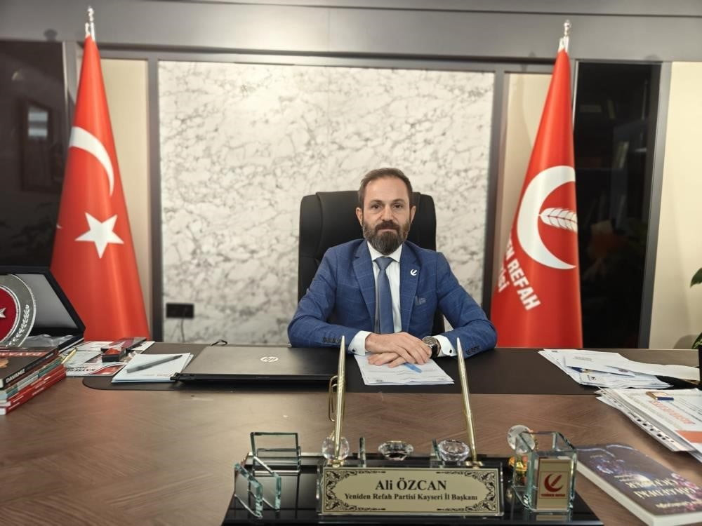 YENİDEN REFAH PARTİSİ (YRP) KAYSERİ İL BAŞKANI ALİ ÖZCAN; 19 MAYIS GENÇLİK VE SPOR BAYRAMI...