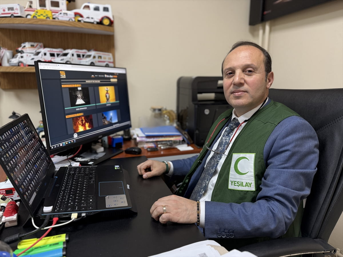 Yeşilay Tekirdağ Şube Başkanı Zafer Soykırlı, Anadolu Ajansının (AA) gözünden 2025'e damga vuran...