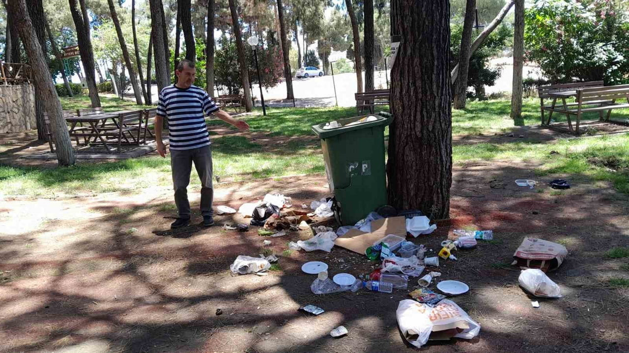 YILIN EN SICAK GÜNLERİNİN YAŞANDIĞI AYDIN’DA, MESİRE ALANLARI BAZI KİŞİLERİN SORUMSUZCA...