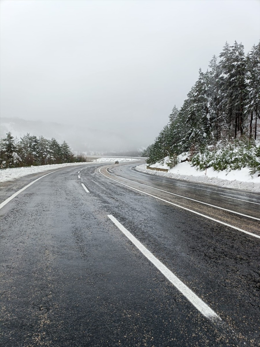 Yoğun kar ve tipi sebebiyle kapanan Ordu-Sivas kara yolu ulaşıma açıldı.