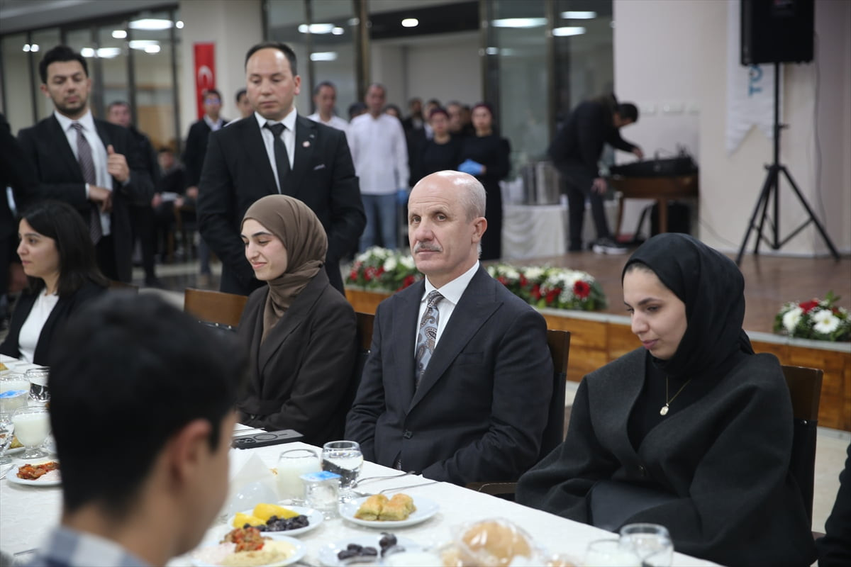 Yükseköğretim Kurulu (YÖK) Başkanı Prof. Dr. Erol Özvar, Hatay'da düzenlenen iftar programında...