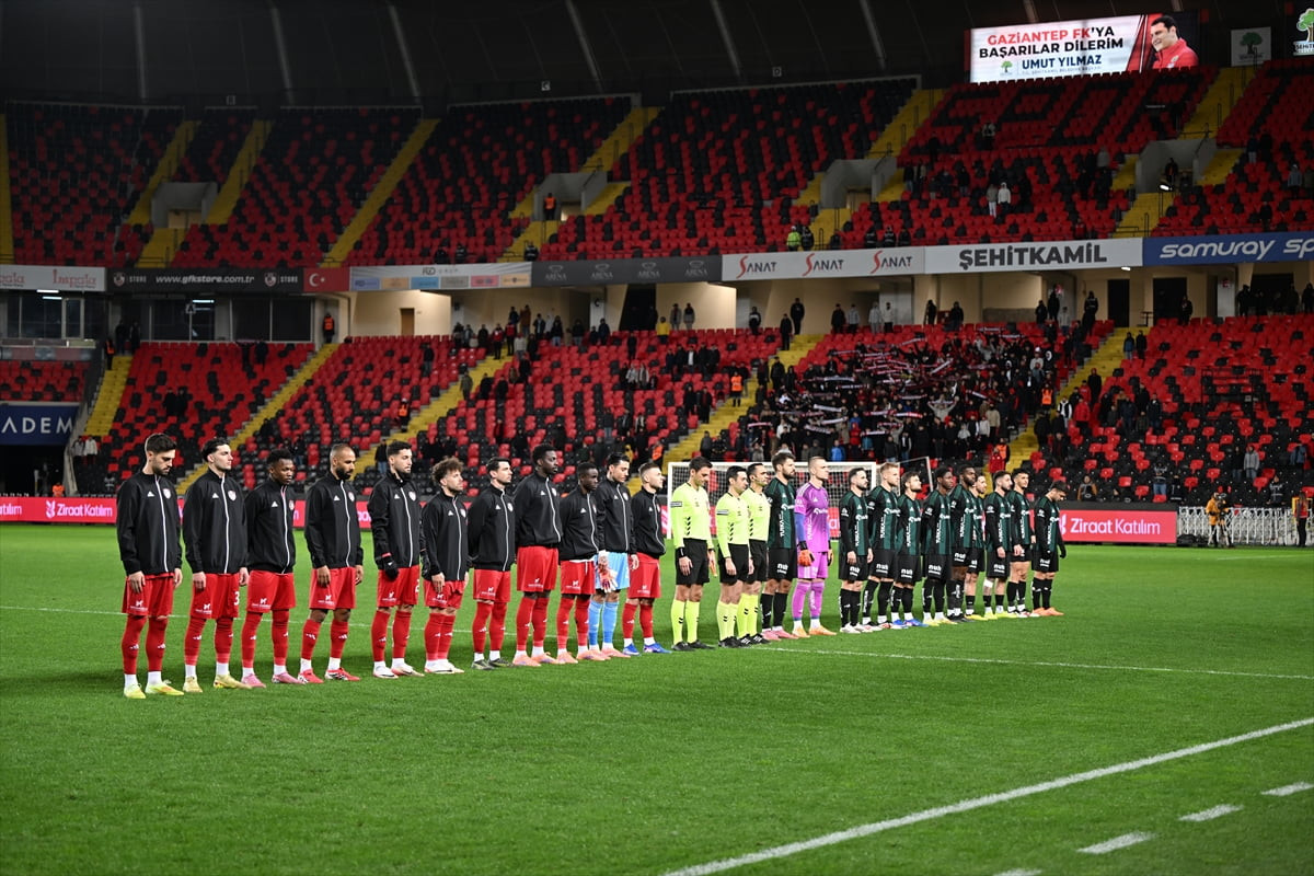 Ziraat Türkiye Kupası ikinci haftasında Gaziantep FK ile Kocaelispor takımları, Gaziantep...