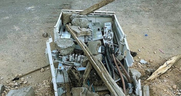 Silopi'de Kurulan Kaçak Elektrik Önleme Panoları Parçalandı!