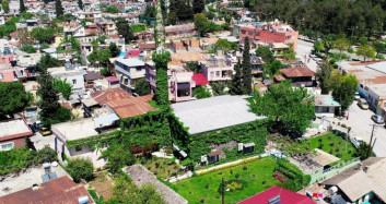 Adana’daki Köprüköy Camii, Baharın Gelmesiyle Tekrardan Sarmaşıklarına Kavuştu 