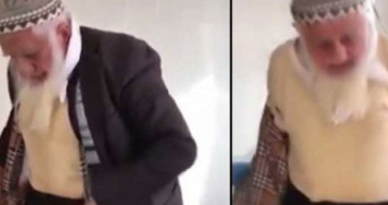 Üzerinden Kaçak Sigara Çıkan Yaşlı Amca