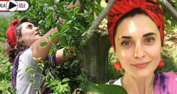 Aslıhan Gürbüz Kiraz ve Eriklerini Topladı