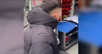 Bahçelievler'de motosiklet sürücüsü ile ambulans şoförü arasında tansiyon yükseldi! Motosiklet sürücüsünün sorusu herkesi şok etti