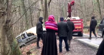 Belgrat Ormanı'nda Giriş Trafiğini Kilitleyen Kaza  