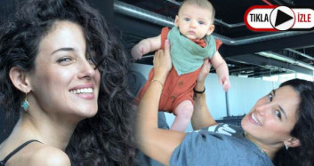 Cansu Tosun, Oğlu Marsel’le Spor Yaptığı Anları Paylaştı