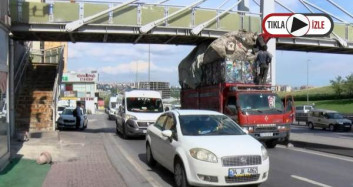 Küçükçekmece'de Akılalmaz Görüntü