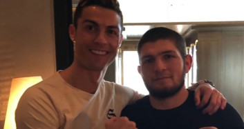 Cristiano Ronaldo ile Khabib Nurmagomedov’un Samimi Görüntüleri
