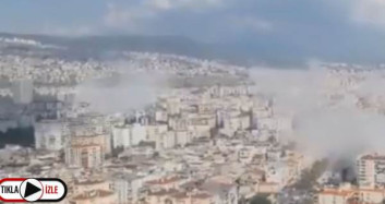 İzmir'de Deprem Sonrası Birçok Bina Çöktü