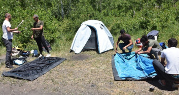 Doğasıyla Görenleri Büyüledi! Nemrut Krater Gölü Kampçıların Uğrak Noktası Oldu