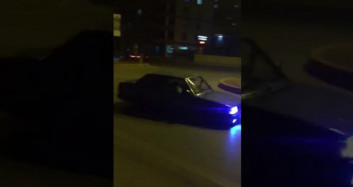 Drift Yaparken Polise Yakalanmak