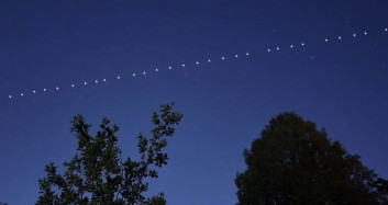 Elon Musk'ın Starlink Uyduları Şırnak Semalarına Işık Saçtı