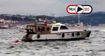 Eminönü'nde Denize Atlamıştı! Kurtarılış Anları Kamerada