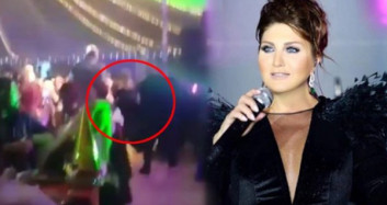 Sibel Can Sahneye Çıkarken Yere Düştü