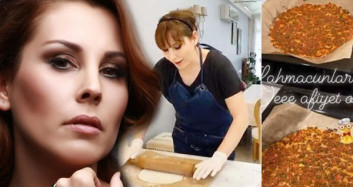 Funda Arar Canlı Yayında Lahmacun Yaptı