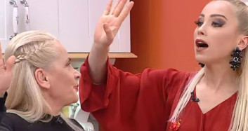 Gelinim Mutfakta Programında Özlem Bardak Fırlattı