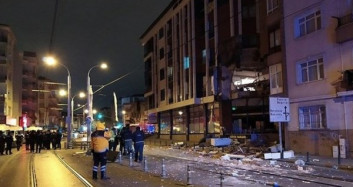 Güngören'deki Doğal Gazın Patlama Anı Kameralara Yansıdı