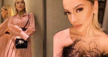 Hadise Yırtmaçlı Elbisesi İle Beğeni Topladı