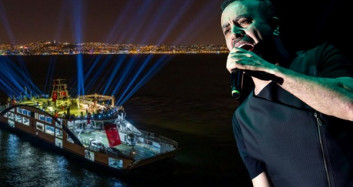 Haluk Levent İzmir'de Arabalı Vapurda 100. Yıl Konseri Verdi