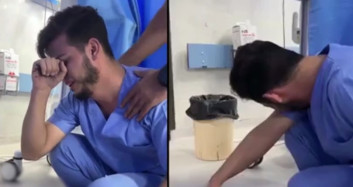 Hastaneye getirilen şehidin babası olduğunu öğrendi: Filistin’de yürek yakan anlar