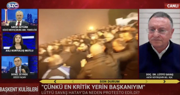 Hatay Belediye Başkanı Savaş, protestocuları "provokatör" ilan etti, stüdyo karıştı!