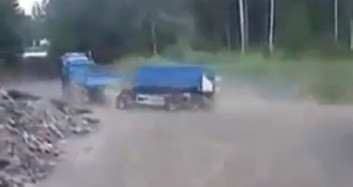 Usta Kamyon Şoförünün Hareketi Olay Oldu!