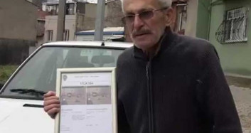 Hayatında İlk Defa Ceza Yedi! Hatıra olarak Çerçeveletti