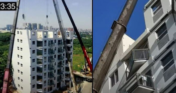 İnşaat Sektöründe Devrim Gibi Bir Yenilik 28 Saatte 10 Katlı Binayı Böyle İnşa Ettiler!
