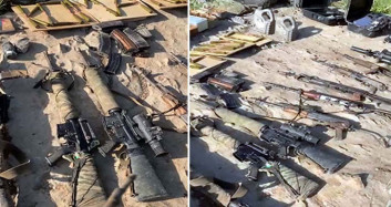 Irak’ın Kuzeyindeki Operasyonda Ele Geçirilen Mühimmat Sergilendi