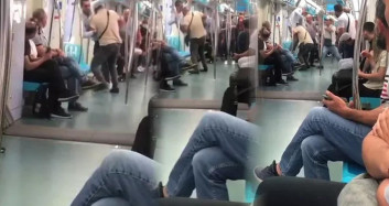 İstanbul'da Marmaray ring alanına döndü! Yumruk ve teklemeler havada uçuştu!