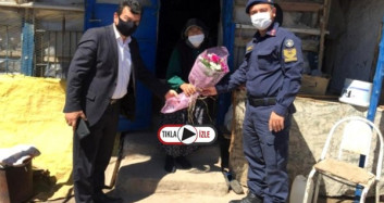 Jandarma Ekiplerinden Duygulandıran Ziyaret