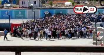 Kabataş'ta Vapur Koşusu