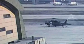 Sabiha Gökçen Havalimanı'nda Helikopter Kazasının Görüntüleri!
