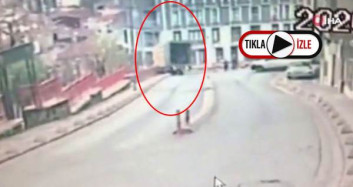 Freni Boşalan Kamyon 10 Metre Yükseklikten Uçtu