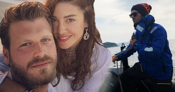 Başak Dizer, Kıvanç Tatlıtuğ'un Dümene Geçtiği Anları Paylaştı
