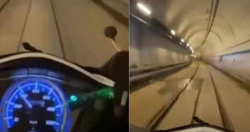 Maltepe'deki motokurye metro istasyonuna sipariş getirdi: O anları herkesi şaşkınlıkla karşıladı
