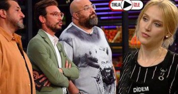 MasterChef’te Mehmet Şef, Didem’in Yemeğinin Tadına Bile Bakmadı!