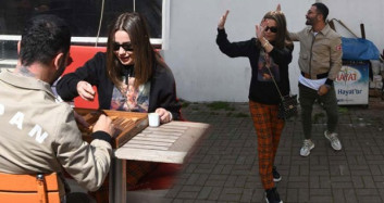 Merve Özbey ve Aşkım Kapışmak Tavla Oynarken Görüntülendi