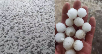 Meteoroloji uyarmıştı: Batman’da ceviz büyüklüğünde dolu yağdı