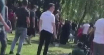Ümraniye'de Kaza Yapan Yolcu Minibüsü Devrildi