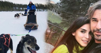 Engin Altan Düzyatan ve Neslişah Alkoçlar'dan Kızaklı Paylaşım