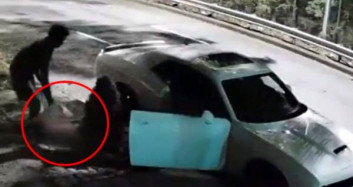 Hamile Kız Arkadaşını Öldürüp Yol Kenarına Attığı Görüntüler Kamerada